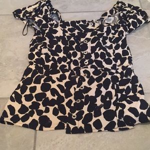 3/$12 H and M short sleeve peplum top